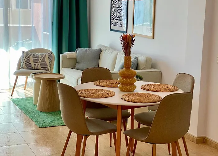 With Rooftop Pool - Tideview Apartment Corralejo