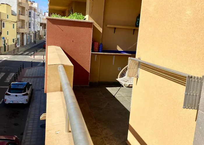With Rooftop Pool - Tideview Apartment Corralejo